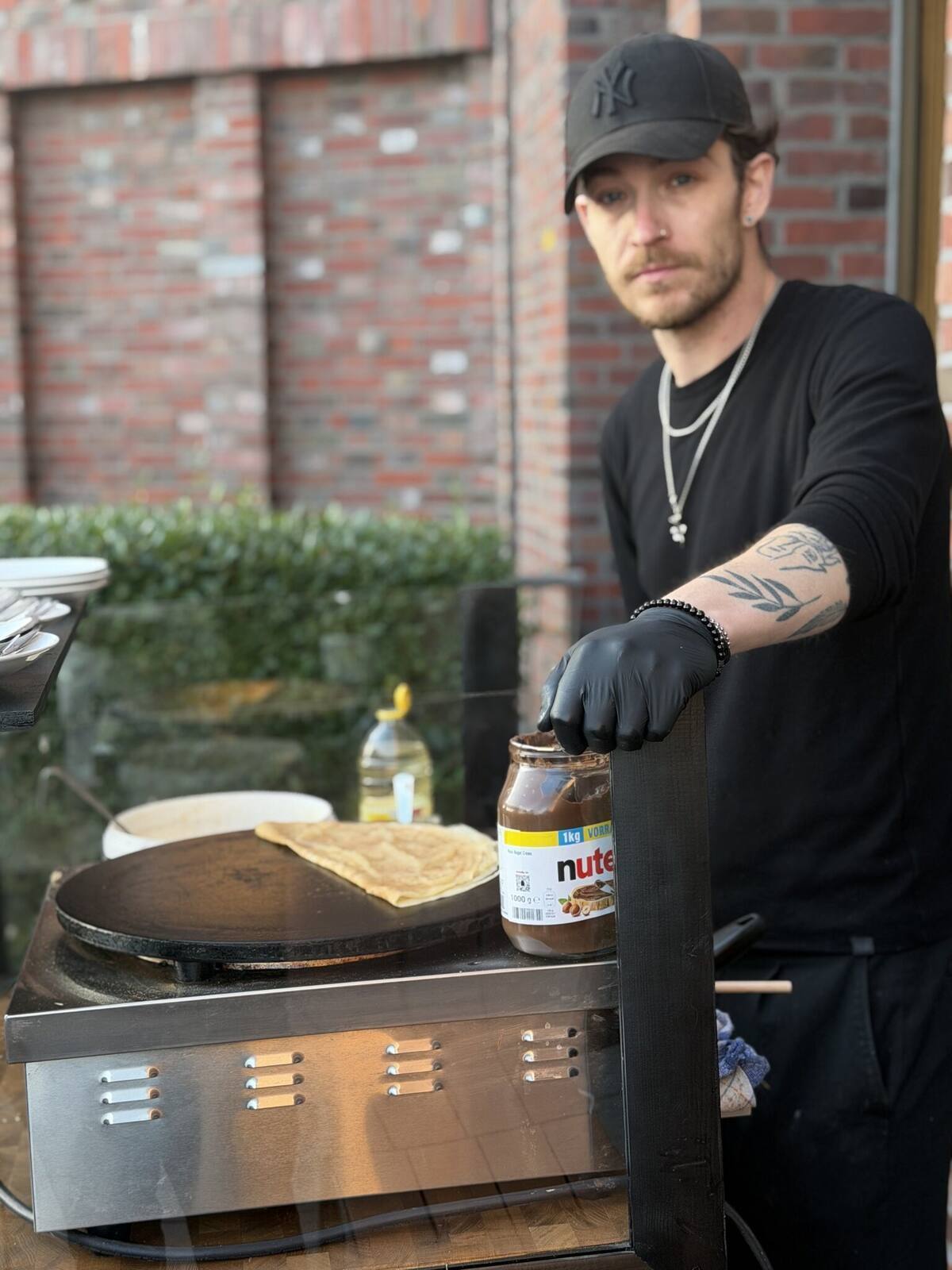 Live-Crêpe-Station Firmenevent