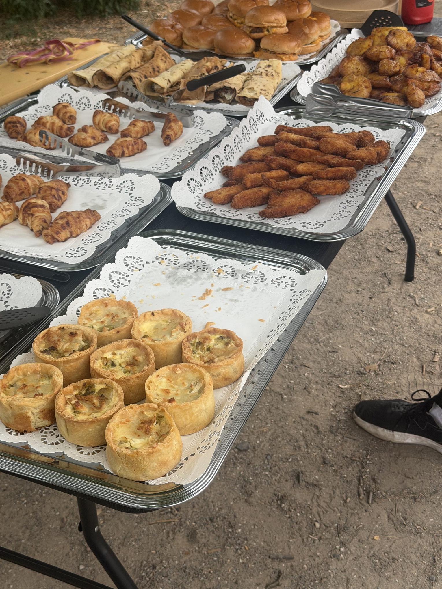 Outdoor Firmenevent Buffet